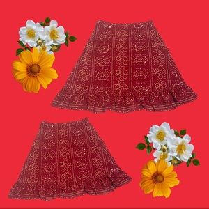 Y2K vintage mid length skirt